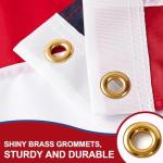 MixOra American Flag for Outside 3x5 FT - Durable, Fade-Resistant, All-Weather Outdoor US Flag