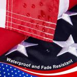 MixOra American Flag for Outside 3x5 FT - Durable, Fade-Resistant, All-Weather Outdoor US Flag