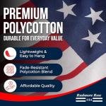 American Flag | American Flags for Outside 3X5 |100% Made in USA Flag - US Flag 3X5 Printed Polycotton with brass grommets-FMAA Certified