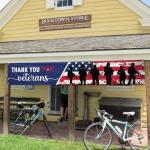 Thank You Veterans Banner Patriotic Festival Flag 120 x 20 Inch With 6 Brass Grommets for Outdoor House Yard Lawn Fence Garden Decor(Veterans Banner)