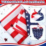 Skylety 6 Pcs New US Citizenship Gifts American Flag Gifts Set with Citizen Coffee Mug American Flag Sock Bandana Bracelet Patriotic Gift Box with Handle Congratulations Card for Veterans