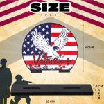 Seenelling 6 Pcs Veterans Large Table Decorations Patriotic Veterans Wooden Table Centerpiece Thank You Removable Wooden Decor Veterans Day Table Sign for Patriotic Party Memorial Supplies Home