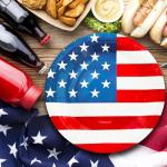 4th of July Plates, 40pcs Party Paper Plate Set Disposable 4th of july Party Food Dinner Dessert Plates Birthday Tableware Decorations Favors, Including 20pcs 9" and 20pcs 7" for 4th of july Plate