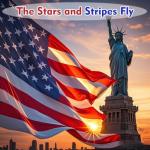American Flag 2x3 FT, US Flag USA High Wind with Embroidered Stars, Sewn Stripes, Brass Grommets, Durable USA Flag Outdoor Outside