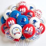Veterans Day Decorations Balloons Set - 54 Piece Thank You Veterans Balloon with American Flag Eagle Pattern, Patriotic Theme Party Supplies for Memorial Day and 4th of July