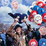 Veterans Day Decorations Balloons Set - 54 Piece Thank You Veterans Balloon with American Flag Eagle Pattern, Patriotic Theme Party Supplies for Memorial Day and 4th of July