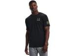 Under Armour Men's New Freedom Banner T-Shirt, Black (001)/Steel, XX-Large