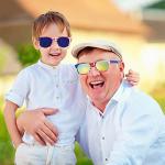 Giga Gud 4th of July USA Flag American America USA Flag Patriotic Sunglasses (4 Pairs)