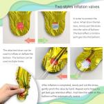 4pcs 32" American Balloons American Flag Explosion Star Red White Blue Balloons for Independence Day Party Decorations Memorial Day for the Fallen Party Decor 4th of July Party Decoration