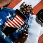 VIREESR Novelty Coffee Mugs for Men, Ceramic Funny Gun Cup, Revolver Mugs, Birthday Gifts for Father, Black Cool Unique Coffee Mug for Men, Fathers Day Dad Gifts(16 oz Black Flag)