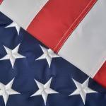 American Flag 2x3 Ft, US Flag/USA Flag with Oxford Polyester Material, Vivid Color, Sewn Stripes, Brass Grommets, Embroidered Stars, Perfect for Indoor/Outdoor Use