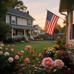 American Flag 2x3 Ft, US Flag/USA Flag with Oxford Polyester Material, Vivid Color, Sewn Stripes, Brass Grommets, Embroidered Stars, Perfect for Indoor/Outdoor Use