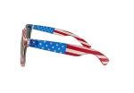 ALVOGIMOR USA Flag Frame Sunglasses, Retro 80's American Classic Eyewear, Patriotic Sunglasses for 4th of July Party Favors