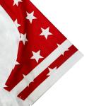 XLIEVO 4th of July Shirts Women:USA Color-Blocking Short-Sleeve American Flag Crew Neck Graphic Tee Patriotism T-Shirt