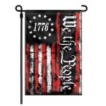 FULAISMGS We The People 1776 Flag Double Sided 12x18in Outdoor Betsy Ross 13 Star American Constitution Flags for Yard Lawn Home Garden Decor Flag