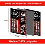 FULAISMGS We The People 1776 Flag Double Sided 12x18in Outdoor Betsy Ross 13 Star American Constitution Flags for Yard Lawn Home Garden Decor Flag