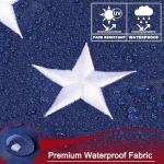 American Flag 4x6 FT Outdoor Heavy Duty, Fade Resistant USA Flags 4x6 FT 420D Nylon, American Flags 4x6 for Outside Longest Lasting, US Flag with Embroidered Stars, Brass Grommets, Sewn Stripes