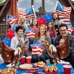 12 Pcs Independence Day Balloon Set, USA Flag 3D Eagle Star Foil Balloons, USA Red White and Blue Elections Party Decorations, Memorial Day Birthday Patriotic 4th of July Balloon Decorations