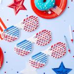 4th of July Decorations Accessories Glasses 12 Pack, Fourth of July USA Patriotic Party Sunglasses for Independence Day Props Memorial Day Decorations