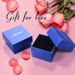 S925 Sterling Silver Heart Dangle Drop Flag Patriotic of the United States Earrings for Women Independence Day Gift