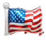 OOPAT DIY Independence Day Balloon Arch kit 138pcs for 4th of July America Patriotic Red White Blue Memorial Day USA Party Backdrop Decoration (Red White Blue)