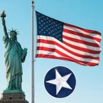 American Flags for Outside 3x5 FT- Heavy Duty US Flag USA Flag with Embroidered Stars, Sewn Stripes & Brass Grommets, Weather-Resistant, 4th of July Decorations