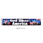 BlissYard God Bless America Banner 118 x 20 inch 4th of July Decorations Outdoor National Independence Day Yard Sign Party Supplies Patriotic Hanging Decor Porch Balcony Backyard Lawn Garden