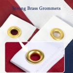 Premium American Flag Heavy Duty 3x5, TearProof & Waterproof High Wind Resistant Outdoor US Flag with Embroidered Stars, Sewn Stripes, Brass Grommets for All-Weather Durability Reinforced Long Lasting