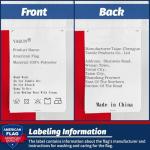 Premium American Flag Heavy Duty 3x5, TearProof & Waterproof High Wind Resistant Outdoor US Flag with Embroidered Stars, Sewn Stripes, Brass Grommets for All-Weather Durability Reinforced Long Lasting