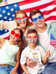 BOARDFEB 12 Pairs Star Shaped Sunglasses 4th of July Star Glasses Patriotic Glasses Rimless Star Glasses Pentagram Glasses Plastic Shutter Glasses for Independence Day Party Favors