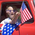 Tegeme 100 Pack of Small American Flags on Sticks, 8 x 12 Inch Mini Handheld US Flags Stick with Solid Wooden Pole Safety Spear Tip for Yard, Memorial Day, 4th of July, Independence Day Decorations