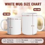 US Citizenship EST.2025 White Mug 15oz, Double-Sided USA Flag And Flower Design Coffee Cup, Gift For New Citizen, Citizenship Celebration Coffee Mug, Patriotic Cup, Gifts For Men Women