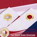 American Flag 3x5 FT Outdoor Heavy Duty, USA Flag 3X5 FT 100% 420D Nylon, Sturdy American Flags 3x5 for Outside Longest Lasting, Fade Resistant US Flag with Embroidered Stars, Brass Grommets, Sewn Stripes