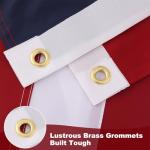 MixOra American Flags for Outside 3x5 ft - USA Flag with Embroidered Craftsmanship, All-Weather Durable & Fade-Resistant