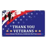 ANFEST Veterans Day Decorations, Thank You Veterans Day Banner, Outdoor Patriotic Soldier Banner, Patriotic Sign for Yard