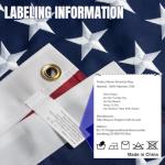 3x5 American Flags for Outside Outdoor Heavy Duty, US Flag 3x5 ft, USA Flag for All Weather with Embroidered Stars and Sewn Stripes Brass Grommets