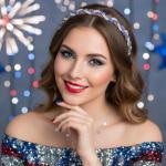 Fstrend American Flag Rhinestone Headband 4th July Independence Day Headpiece USA Patriotic Hair Accessories Jewelry for Women