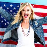 NOVWANG 21Pcs 4th of July Beaded Necklaces Set 7 Styles Patriotic Bead Pendant Necklace with USA Hat American Flag and Star for 4th of July Independence Day Party Favors Supplies Decorations