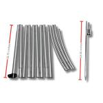 Ravenhill Feather Flag Pole Kit up to 13 FT with Rotating Ground Stake with Bearing Ring, Made with Reinforced Aluminum, Resists Winds of 40 MPH, Great for Business Advertising Outdoor (Pole Set)