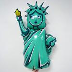 2 PCS Giant Statue of Liberty Balloons for New York City Party Decor/Independence Day 4th of July Patriotic Decorations/Labor Day Decoration Bachelorette Party
