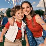 90 Pcs American Traditional Temporary Tattoos - Perfect for Independence Day Celebrations, Adults and Kids Alike, Labor Day Decorations (Classic)