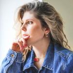 FSLEAD Patriotic Earrings for Women Red White Blue Earrings CZ Inside Out 14K Gold Plated Hoop Earrings Huggie Gold Earring American Flag 4th of July USA Memorial Independence Day