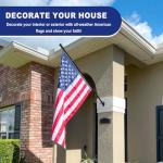 American Flags 5x8 Outdoor Use,Non Fading American Flags for Outside,American Flag Outdoor Heavy Duty, American Flag Longest Lasting,US Flag Embroidered Stars, Brass Grommets Sewn Stripes