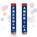 4th of July Decorations Hanging American Flag Banners Patriotic Decorations for Fourth of July Memorial Day Flag Independence Veterans Labor Armed Forces Red White Blue Decorations