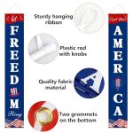 4th of July Decorations Hanging American Flag Banners Patriotic Decorations for Fourth of July Memorial Day Flag Independence Veterans Labor Armed Forces Red White Blue Decorations