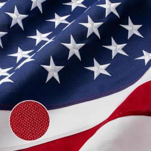 American Flag 3x5ft Ultra Durable for Outside, TearProof Spun Polyester, Heavy Duty, Embroidered Stars, Brass Grommets, Perfect for Outdoor US Flag, Show Your Patriotism with Long-Lasting Quality