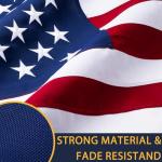 American Flag 3x5ft Ultra Durable for Outside, TearProof Spun Polyester, Heavy Duty, Embroidered Stars, Brass Grommets, Perfect for Outdoor US Flag, Show Your Patriotism with Long-Lasting Quality