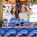 Veterans Day Decorations Tableware, 142Pcs Happy Veteran Day Decorations includes Patriotic Plates Veterans Day Napkins, Thank You Veterans Plates and Napkins for Patriotic Party