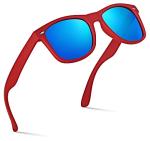 Retro Rewind Polarized Sunglasses for Men and Women - UV Protection Classic Mens Womens Sun Glasses - Cool Vintage 80s Shades