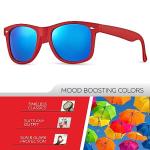 Retro Rewind Polarized Sunglasses for Men and Women - UV Protection Classic Mens Womens Sun Glasses - Cool Vintage 80s Shades